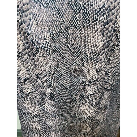 Vintage New York City Design Co Women's Size 12 Snakeskin Print Pencil Skirt - Picture 2 of 8
